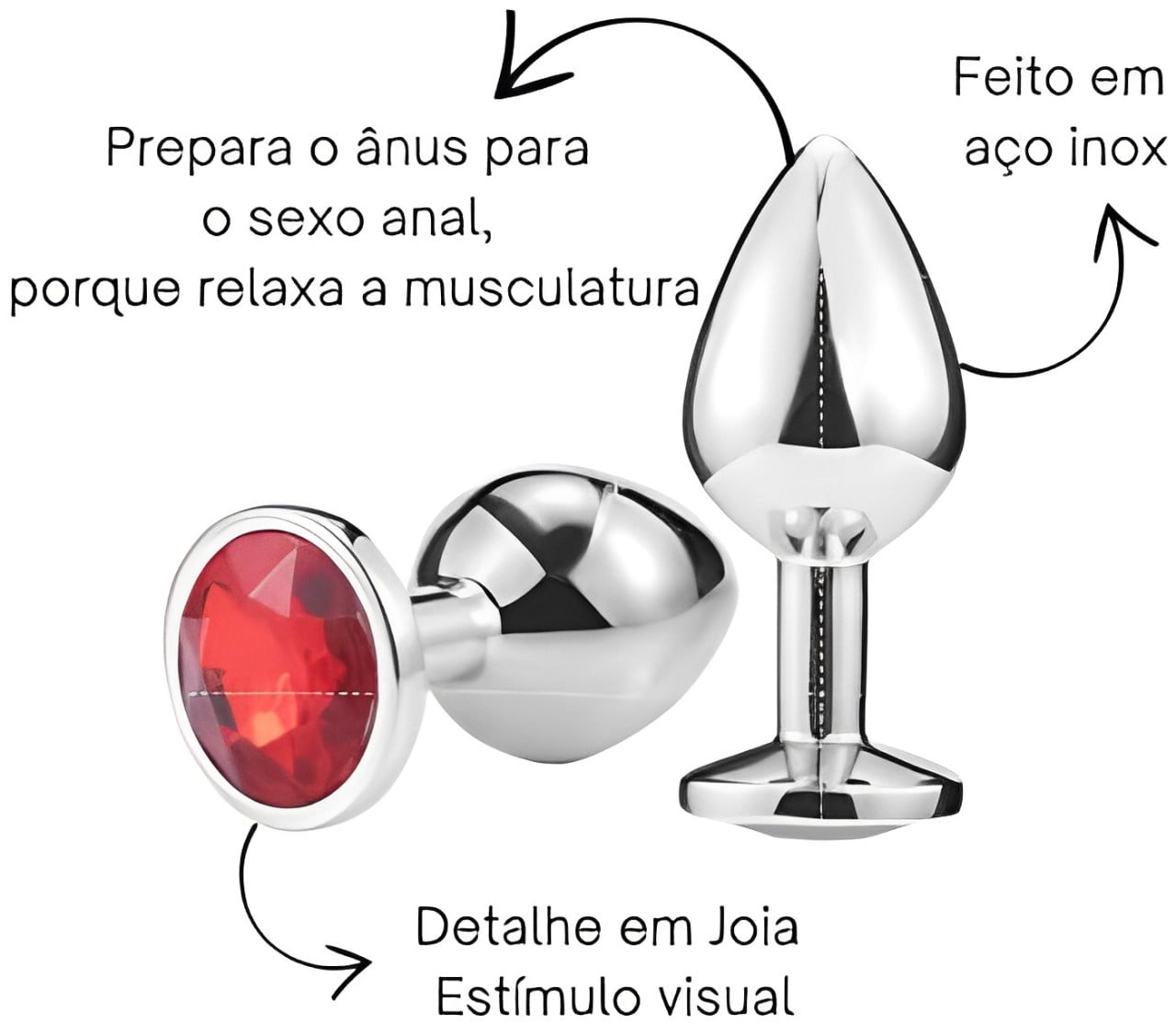 Plug Anal de Metal Grande