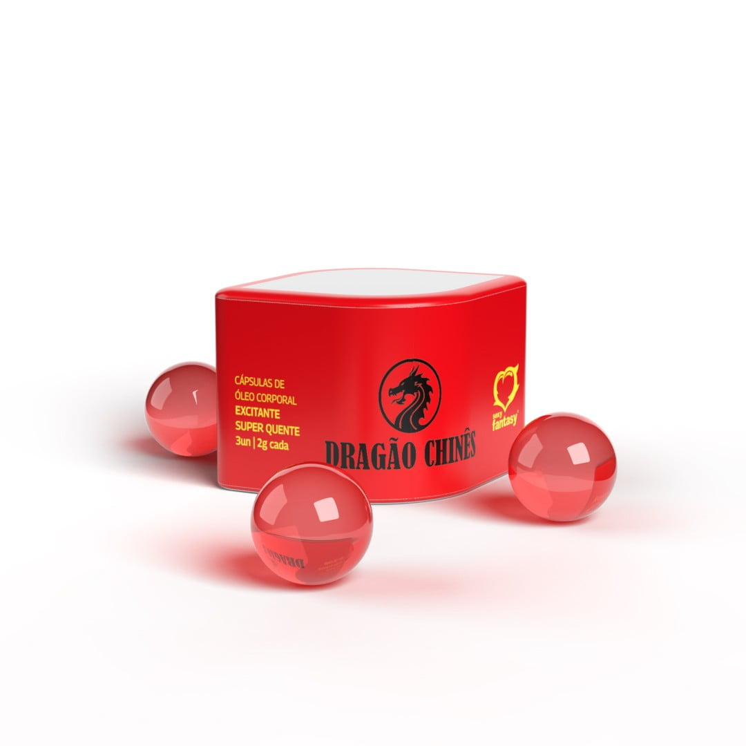 Capsula de Sensações Dragão Chinês da Sexy Fantasy