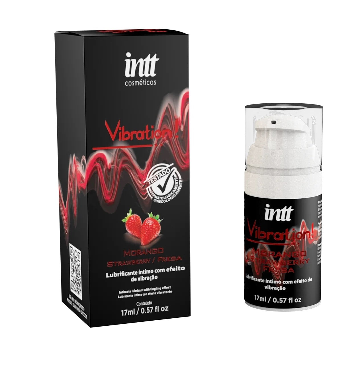 Gel Excitante Intt Vibration Morango