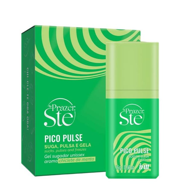 Gel Sugador Intt Pico Pulse Chiclete de Menta
