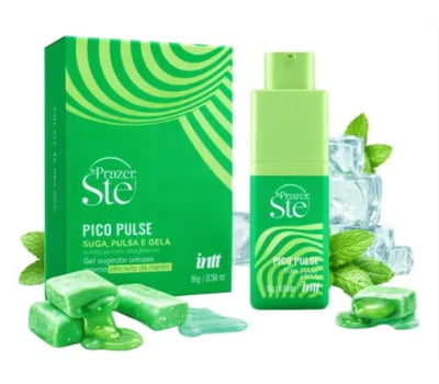 Gel Sugador Intt Pico Pulse Chiclete de Menta