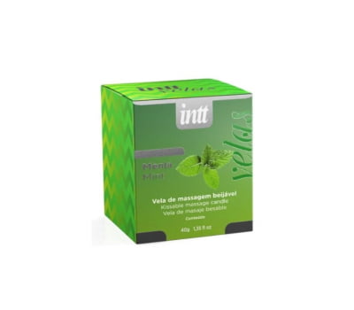 Vela de Massagem Beijável Menta da Intt