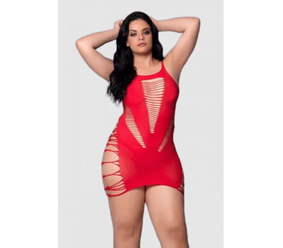 Camisola Vermelha Minivestido - Diva