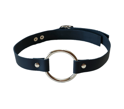 Mordaça de Couro com Argola de Metal